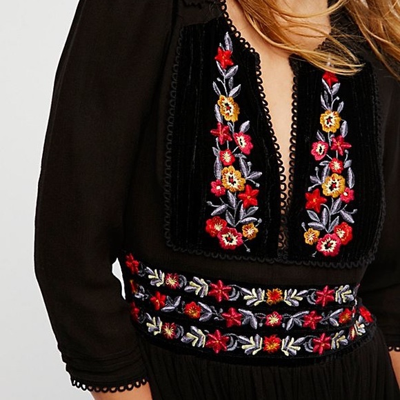 EUC Free People Flora Midi Dress w/ POCKETS - Picture 5 of 8